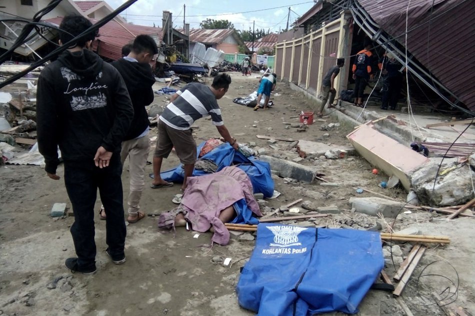 Sole Filipino in Sulawesi  earthquake safe  death toll 